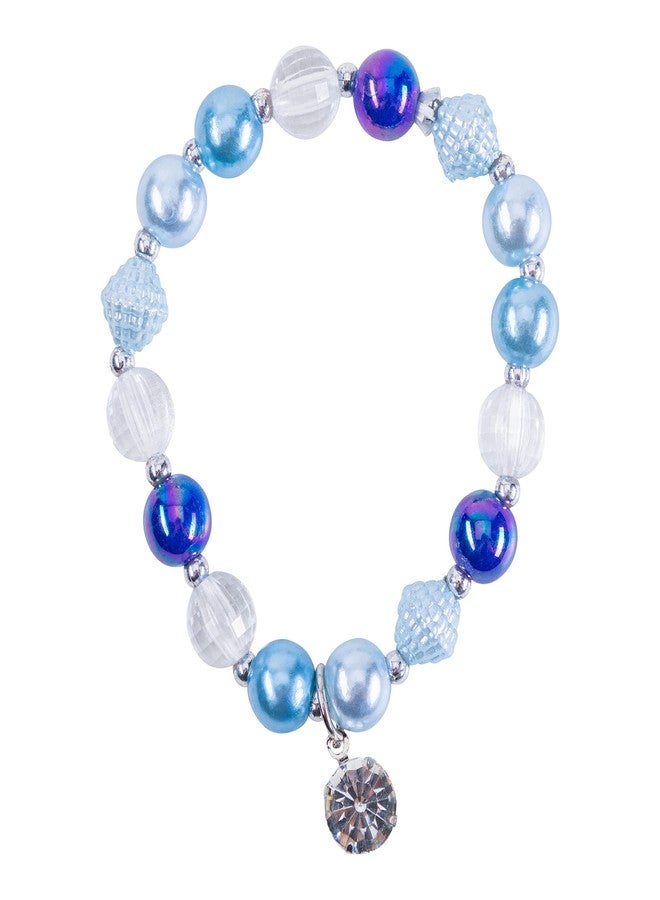 لوف هير مجموعة إكسسوارات وملابس أميرة فروزن من لوف هير - طقم مجوهرات من 3 قطع - تاج الأميرة إلسا الأزرق، سوار، وقلادة إلسا - هدايا عيد ميلاد وعطلات للبنات - مجموعة ألعاب وملابس تنكرية - للأعمار من 3 سنوات فما فوق - Image 4